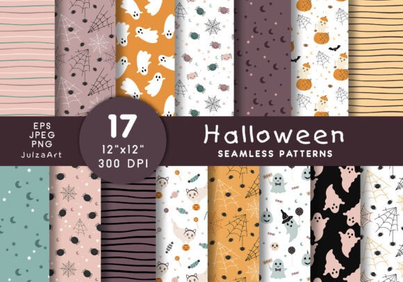 Halloween Seamless Pattern Ghost Pattern: A Versatile Design for Modern Creators