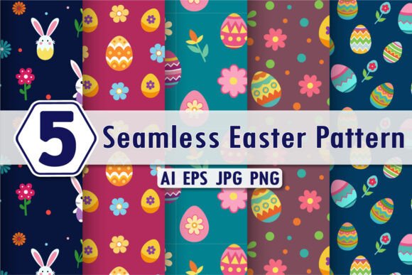 Seamless Easter Pattern: A Versatile Design Tool for Springtime Creativity