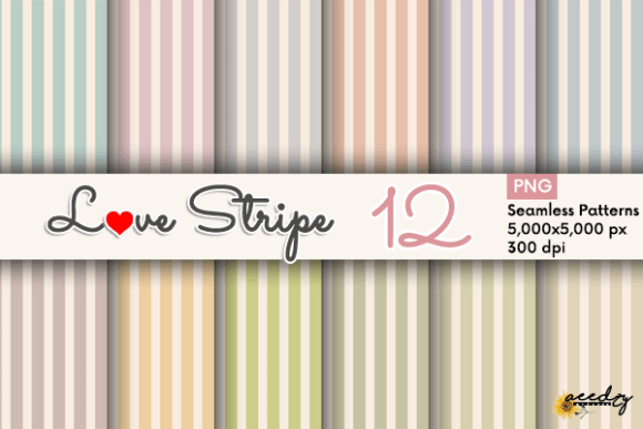Stripe in Mix Shade 5: A Versatile Digital Paper Pack for Creative Projects