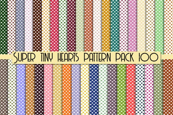 Super Tiny Hearts Pattern Pack 100: A Versatile Design Collection for Creative Projects