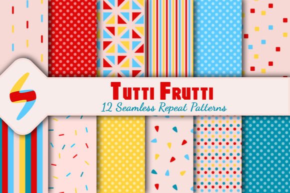 Tutti Frutti Seamless Pattern Pack: A Vibrant Design Asset